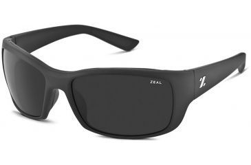 Image of Zeal Optics Tracker Sunglasses - Tactical Black Frame,Polarized Dark Grey Lens 10959