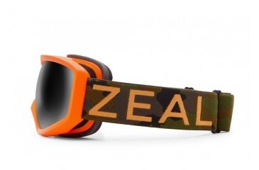 Image of Zeal Optics Tramline Goggles,Blaze Camo Frame,Dark Grey Polarized Lens 10815