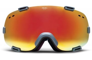 Image of Zeal Optics Voyager Ski Goggles, Quetico Blue Ox Frame and Phoenix Mirror and SkyLight Blue Optimum Lens 10288