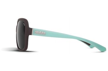 Image of Zeal Optics Zeal Optics Hadley Sunglasses Mint Coffee Frame, Dark Grey Lenses, Polarized 10521