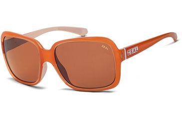 Image of Zeal Optics Zeal Optics Hadley Sunglasses Peaches + Cream Frame, Copper Lenses, Polarized 10520