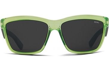 Image of Zeal Optics Kennedy Sunglasses Atomic Green Frame, Dark Grey Lenses, Polarized 10653