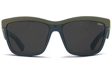 Image of Zeal Optics Kennedy Sunglasses Matte Fatigue Frame, Dark Grey Lenses, Polarized 10649