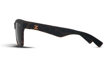 Image of Zeal Optics Kennedy Sunglasses Torched Tortoise Frame, Dark Grey Lenses, Polarized 10652