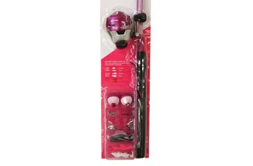 Image of Zebco 202 Lady Spincast Combo w/ Tackle, Medium Light, Moderate Fast, 2 Pieces, 202L562MLA.BP4