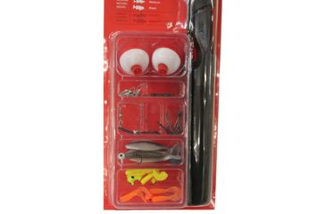 Image of Zebco 202 Spincast Combo w/ Tackle, 5ft 6in, Medium Light, Moderate Fast, 2 Pieces, 1245562MLA.BP4