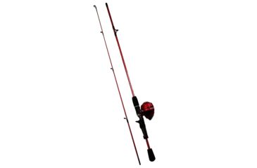Image of Lew's MACH Crush Baitcast Reel &amp; Rod Combo, 7ft 1-PC Rod, LH Retrieve Reel, MCR1SHLA70MH