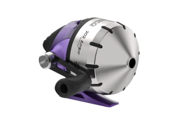 Image of Zebco 202 ZeeBee Spincast Reel and Rod Combo, 5ft 6in Rod, Med-Light, Mod-Fast, SZ 30 Reel, RH Retrieve, 29-PC Eagle Claw Tackle Kit, Purple, 202ZB2EC562ML.FB4