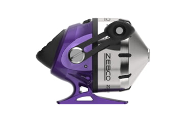 Image of Zebco 202 ZeeBee Spincast Reel and Rod Combo, 5ft 6in Rod, Med-Light, Mod-Fast, SZ 30 Reel, RH Retrieve, 29-PC Eagle Claw Tackle Kit, Purple, 202ZB2EC562ML.FB4
