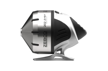 Image of Zebco 202 ZeeBee Spincast Reel and Rod Combo, 5ft 6in Rod, Med-Light, Mod-Fast, SZ 30 Reel, RH Retrieve, 29-PC Eagle Claw Tackle Kit, Silver/Black, 202ZB1EC562ML.FB4