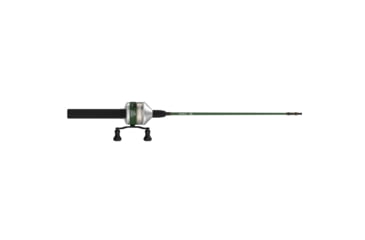 Image of Zebco 33 Classic Spincast Reel and Rod Combo, 5ft 6in 2-PC Rod, Med-Light, Mod-Fast, SZ 30 Reel, 3.6-1 Ratio, Reversible Retrieve, Silver/Green, 33CL562ML.NS6