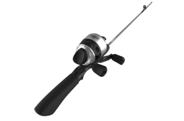 Image of Zebco 33 Dock Spincast Reel and Rod Combo, 42in 1-PC Z-Glass Rod w/ EVA Handle, QuickSet Anti-Reverse Reel w/ Bite Alert, Silver, 33DOCK421MLB.NS4