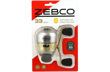 Image of Zebco 33 Gold Spincasting Reel, 4.1:1, 2+1, Ambidextrous, 33NGold.CP3