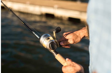 Image of Zebco 33 Gold Spincasting Reel, 4.1:1, 2+1, Ambidextrous, 33NGold.CP3