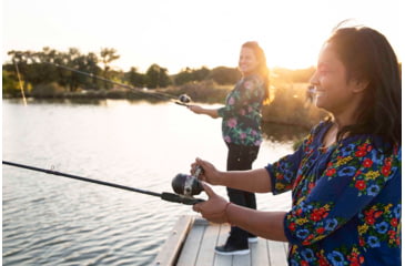 Image of Zebco 33 Lady Camo 2 Piece Medium Spincast Combo 10lb, 6ft, 33LCAMO602MA.NS4