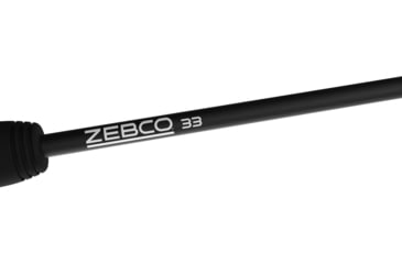Image of Lew's Custom Lite Spinning Rod, 7ft 6in 1-PC HM85 Graphite Rod, Medium  w/ Extra-Fast, Stainless Steel Guides w/ Titanium Oxide Inserts, Split-Grip Handle, Black, CLLRS