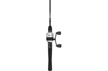 Image of Lew's Custom Lite Spinning Rod, 7ft 6in 1-PC HM85 Graphite Rod, Medium  w/ Extra-Fast, Stainless Steel Guides w/ Titanium Oxide Inserts, Split-Grip Handle, Black, CLLRS