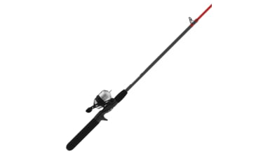 Image of Zebco 33 Micro Bitsy Spincast Reel and Rod Combo, 6ft 6in 2-PC Telescopic Rod, Ultra-Light, Mod-Fast, Pre-Spooled w/ 4lb Line, 17-PC Tackle, Silver, 33MCSKB662UL.FB4