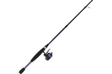 Image of Zebco 33 Micro Customz 2 Piece Ml Triggerspin Combo 4lb, Blue, 5ft, 0014-3949-BLUE