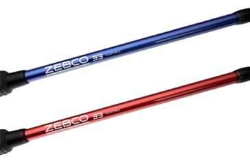 Image of Zebco 33 Micro Custom Z Spincast Reel and Rod Combo, 5ft, 2-PC Fiberglass Rod, Ultra-Lt, Mod-Fast, SZ 10 Reel, 4.3-1 Ratio, 4lb Line, Red/Blue Assort, 33MCCZ502ULA.NS4
