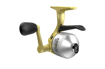 Image of Zebco 33 Gold Micro Trigger Spincast Reel and Rod Combo, 5ft 2-PC Fiberglass Rod, Cork Rod Handle, Instant Anti-Reverse Clutch, Pre-spooled w/ 4lb Zebco Cajun Line, Silver/Gold, 33MTG502ULA.NS4