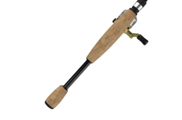 Image of Zebco 33 Gold Micro Trigger Spincast Reel and Rod Combo, 5ft 2-PC Fiberglass Rod, Cork Rod Handle, Instant Anti-Reverse Clutch, Pre-spooled w/ 4lb Zebco Cajun Line, Silver/Gold, 33MTG502ULA.NS4