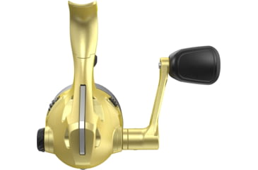 Image of Zebco 33 Gold Micro Trigger Spincast Reel, SZ 10 Reel, Changeable Righ/Left Retrieve, Durable All-Metal Gears, Pre-Spooled w/ 4lb Zebco Cajun Line, Silver/Gold, 33MTNGOLD.BX6