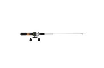 Image of Zebco 33 Micro Adventure Spincast Reel and Rod Combo, 36in Telescopic Rod, Ultra-Light, Moderate, Solid Fiberglass Tip, Micro 33 Reel, Silver/Green, 33MCN3ULTEL.FB4