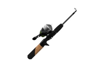 Image of Zebco 33 Micro Adventure Spincast Reel and Rod Combo, 36in Telescopic Rod, Ultra-Light, Moderate, Solid Fiberglass Tip, Micro 33 Reel, Silver/Green, 33MCN3ULTEL.FB4