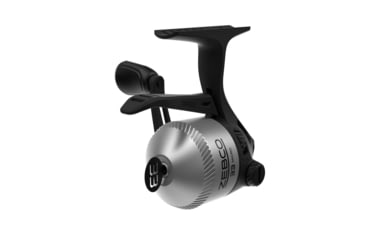 Image of Zebco 33 Micro Triggerspin Spincast Reel and Telescopic Rod Combo, Extendable 19in to 5ft Telescopic Pole, QuickSet Anti-Reverse Reel w/ Bite Alert, Silver/Black, 33MTN505ULTEL.FB4