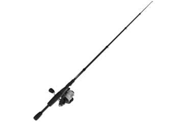 Image of Zebco 33 Spinning Reel and Telescopic Rod Combo, Extendable 20in to 6ft Fiberglass Pole, EVA Rod Handle, SZ 20 Reel, Aluminum Spool, QuickSet Anti-Reverse, Silver/Black, 33SP605MTELA.FB4