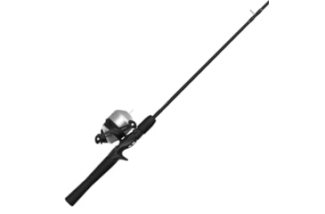 Image of Zebco 33 Spincast Reel and Rod Combo, 5ft 6in 2-PC Fiberglass Rod, QuickSet Anti-Reverse Reel w/ Bite Alert, Including BONUS Reel, Silver, 3333N.BP4