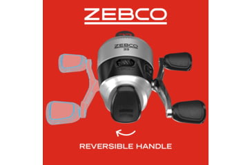 Image of Zebco 33 Platinum Spincast Combo Rod, 5ft 6in, Medium, Moderate, 2 Pieces, Silver, 33NPL.BP4