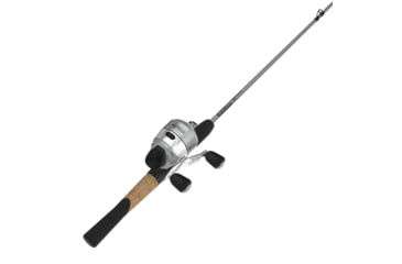 Image of Zebco 33 Platinum Spincast Combo Rod, 5ft 6in, Medium, Moderate, 2 Pieces, Silver, 33NPL.BP4