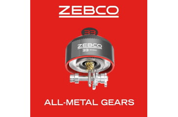 Image of Zebco 33 Rhino Spincast Reel and Rod Combo, 6ft 2-PC E-Glass Rod w/ ComfortGrip Handle, QuickSet Anti-Reverse Reel w/ Bite Alert, Gray/Black, ZR33602MA.NS3