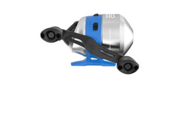 Image of Zebco 33 Salt Fisher Spincast Reel and Rod Combo, 6ft 6in 2-PC Telescopic Rod, Medium-Heavy, SZ 30 Reel, 3.6-1 Ratio, 4-PC Strike King Tackle Kit, Blue, 33SWSK662MH.FB4