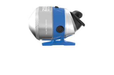 Image of Zebco 33 Salt Fisher Spincast Reel and Rod Combo, 6ft 6in 2-PC Telescopic Rod, Medium-Heavy, SZ 30 Reel, 3.6-1 Ratio, 4-PC Strike King Tackle Kit, Blue, 33SWSK662MH.FB4