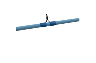 Image of Zebco 33 Salt Fisher Spincast Reel and Rod Combo, 6ft 6in 2-PC Telescopic Rod, Medium-Heavy, SZ 30 Reel, 3.6-1 Ratio, 4-PC Strike King Tackle Kit, Blue, 33SWSK662MH.FB4