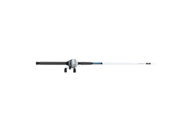 Image of Zebco 606 Salt Fisher Spincast Reel and Rod Combo, 7ft 2-PC Telescopic Rod, Med-Heavy, Mod-Fast, SZ 60 Reel, 19-PC Eagle Claw Tackle Kit, RH Retrieve, Blue, 606SWEC702MH.FB4