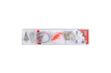 Image of Zebco 606 Salt Fisher Spincast Reel and Rod Combo, 7ft 2-PC Telescopic Rod, Med-Heavy, Mod-Fast, SZ 60 Reel, 19-PC Eagle Claw Tackle Kit, RH Retrieve, Blue, 606SWEC702MH.FB4