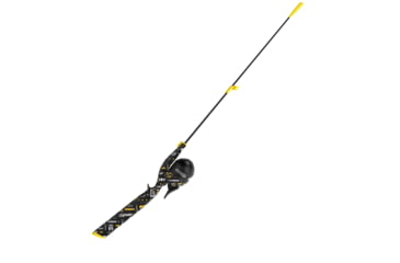 Image of Zebco Youth Batman Floating Spincast Reel and Rod Combo, 29in Fiberglass Rod, Light, Moderate, SZ 20 Reel, RH Retrieve, Pre-Spooled w/ 6lb Line, Black, YFCBATMAN.FB6