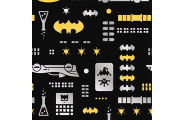 Image of Zebco Youth Batman Floating Spincast Reel and Rod Combo, 29in Fiberglass Rod, Light, Moderate, SZ 20 Reel, RH Retrieve, Pre-Spooled w/ 6lb Line, Black, YFCBATMAN.FB6