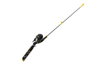 Image of Zebco Youth Batman Floating Spincast Reel and Rod Combo, 29in Fiberglass Rod, Light, Moderate, SZ 20 Reel, RH Retrieve, Pre-Spooled w/ 6lb Line, Black, YFCBATMAN.FB6