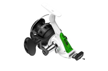 Image of Zebco Bite Alert Spinning Reel and Rod Combo, 7ft 2-PC Fiberglass Pole, Extended EVA Handle, SZ 60 Reel, Pre-Spooled w/ 20lb Zebco Line, 4.9-1 Ratio, Black/White, BA60702MHA.NS3