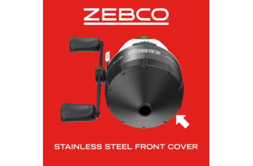 Image of Zebco Bite Alert Spincast Reel and Rod Combo, 7ft 2-PC Fiberglass Rod w/ Built-in Hook Keeper, Electronic Bite Alert Reel w/ Ceramic Pick-Up Pin and Dial-Adjustable Drag, BA808J702MHA.NS3