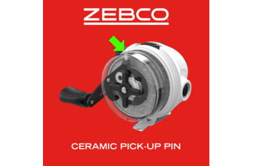 Image of Zebco Bite Alert Spincast Reel and Rod Combo, 7ft 2-PC Fiberglass Rod w/ Built-in Hook Keeper, Electronic Bite Alert Reel w/ Ceramic Pick-Up Pin and Dial-Adjustable Drag, BA808J702MHA.NS3