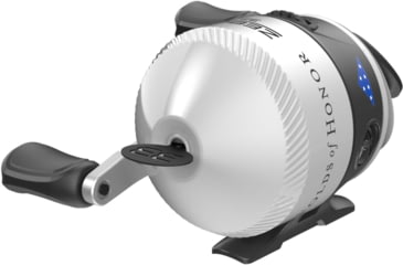Image of Zebco Folds of Honor Spincast Reel and Rod Combo, 6ft 2-PC Rod w/ EVA Handle, QuickSet Anti-Reverse Reel w/ Bite Alert, 33602MFOHC.NS4