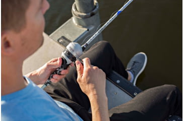 Image of Zebco Folds of Honor Spincast Reel and Rod Combo, 6ft 2-PC Rod w/ EVA Handle, QuickSet Anti-Reverse Reel w/ Bite Alert, 33602MFOHC.NS4