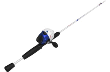 Image of USED Zebco Folds Of Honor Spincast Combo, Moderate-Fast Action, 2 Piece, Black/Gray, FOHLC3602M.NS4, EDEMO1