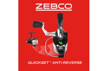 Image of Zebco 33 Micro Spinning Reel and Telescopic Rod Combo, Extendable 19in to 5ft Telescopic Pole w/ ComfortGrip Rod Handle, QuickSet Anti-Reverse Reel, Silver/Black, 33MS505ULTELA.FB4